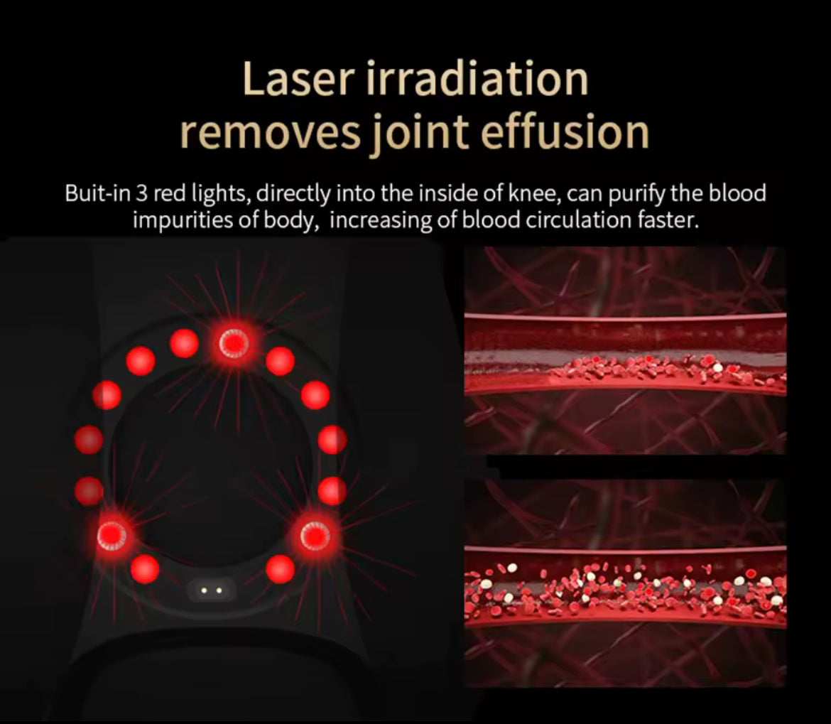 Infrared deep tissue massage brace