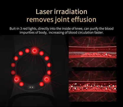 Infrared deep tissue massage brace